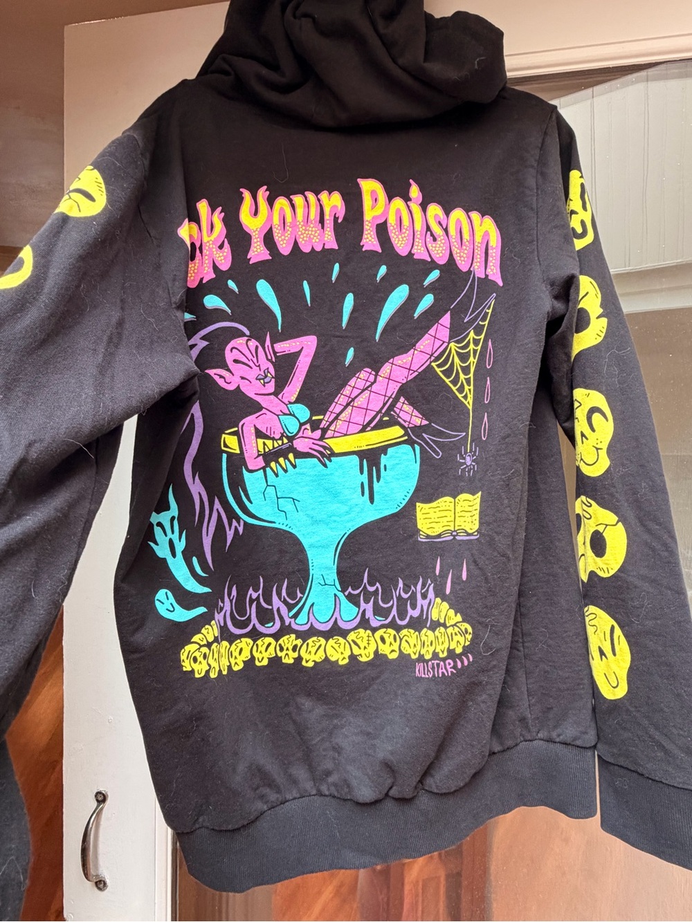 Killstar "Pick Your Poison" with Neon Devil Design. Size S